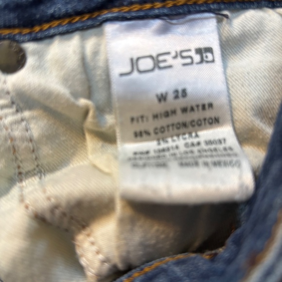 Joe’s Jeans The High Water Erina Distressed Skinny Denim Size 25 - Picture 3 of 12